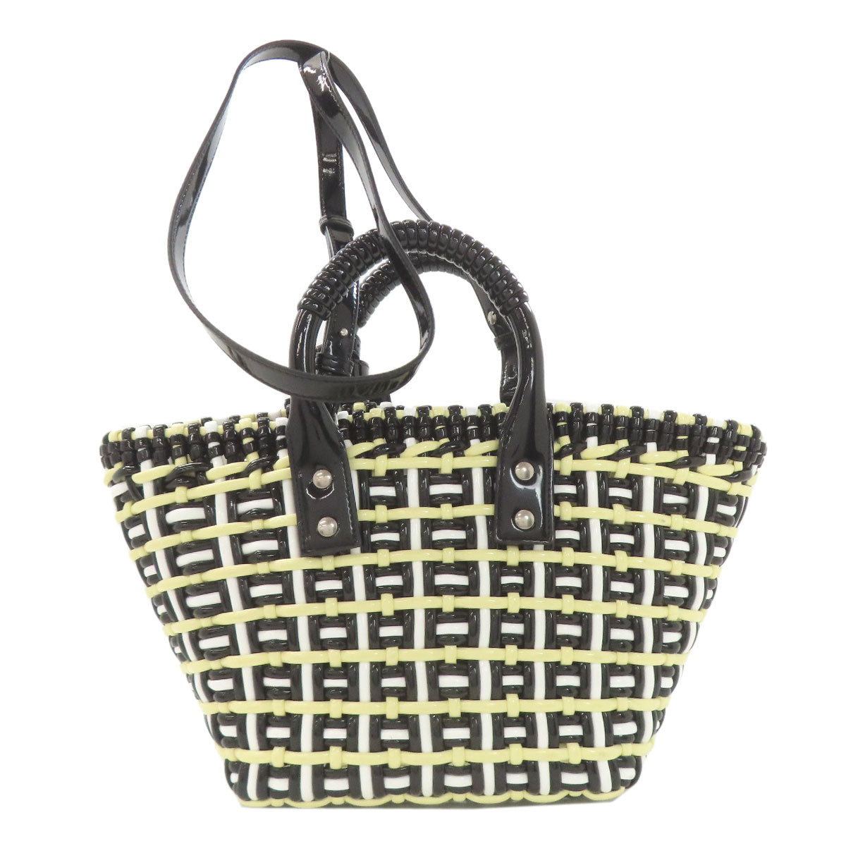 BALENCIAGA 671342 Bistro XS 2WAY Handbag Enamel Ladies [Used]