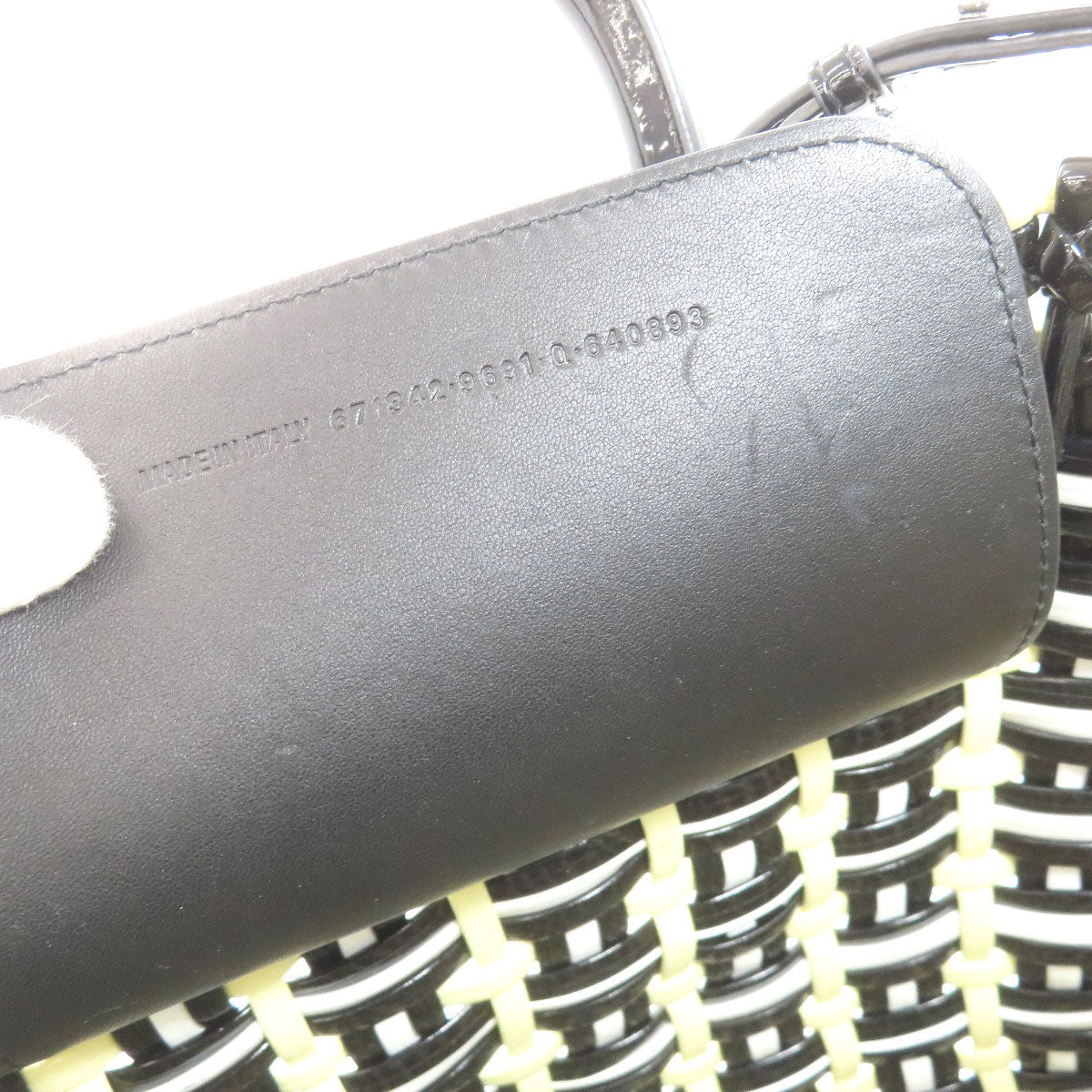 BALENCIAGA 671342 Bistro XS 2WAY Handbag Enamel Ladies [Used]