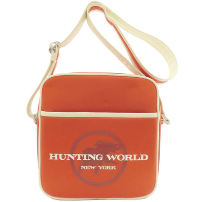 HUNTING WORLD logo Shoulder Bag Nylon Ladies [Used]