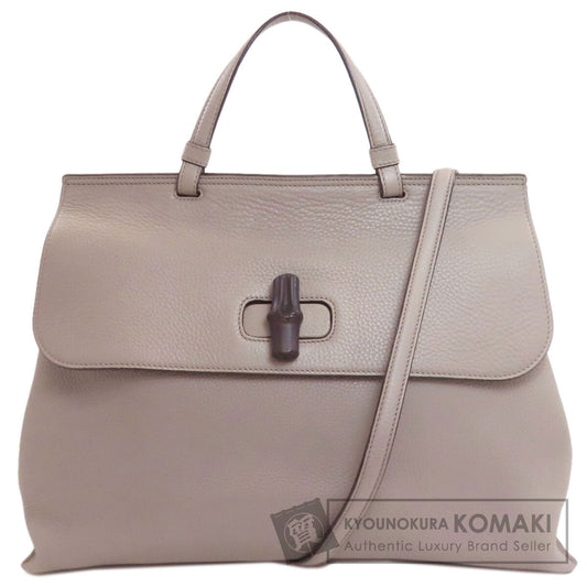 グッチ 370830 バンブー デイリー 2WAY ハンドバッグ レザー レディース 【中古】【GUCCI】