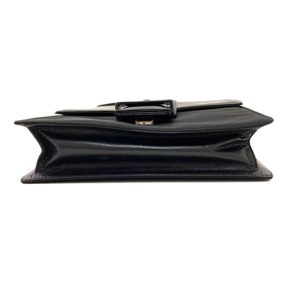 PRADA B7128 Belt motif Handbag Nylon LeatherLadies [Used]