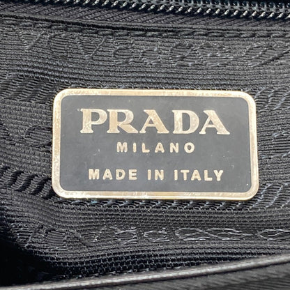 PRADA B7128 Belt motif Handbag Nylon LeatherLadies [Used]