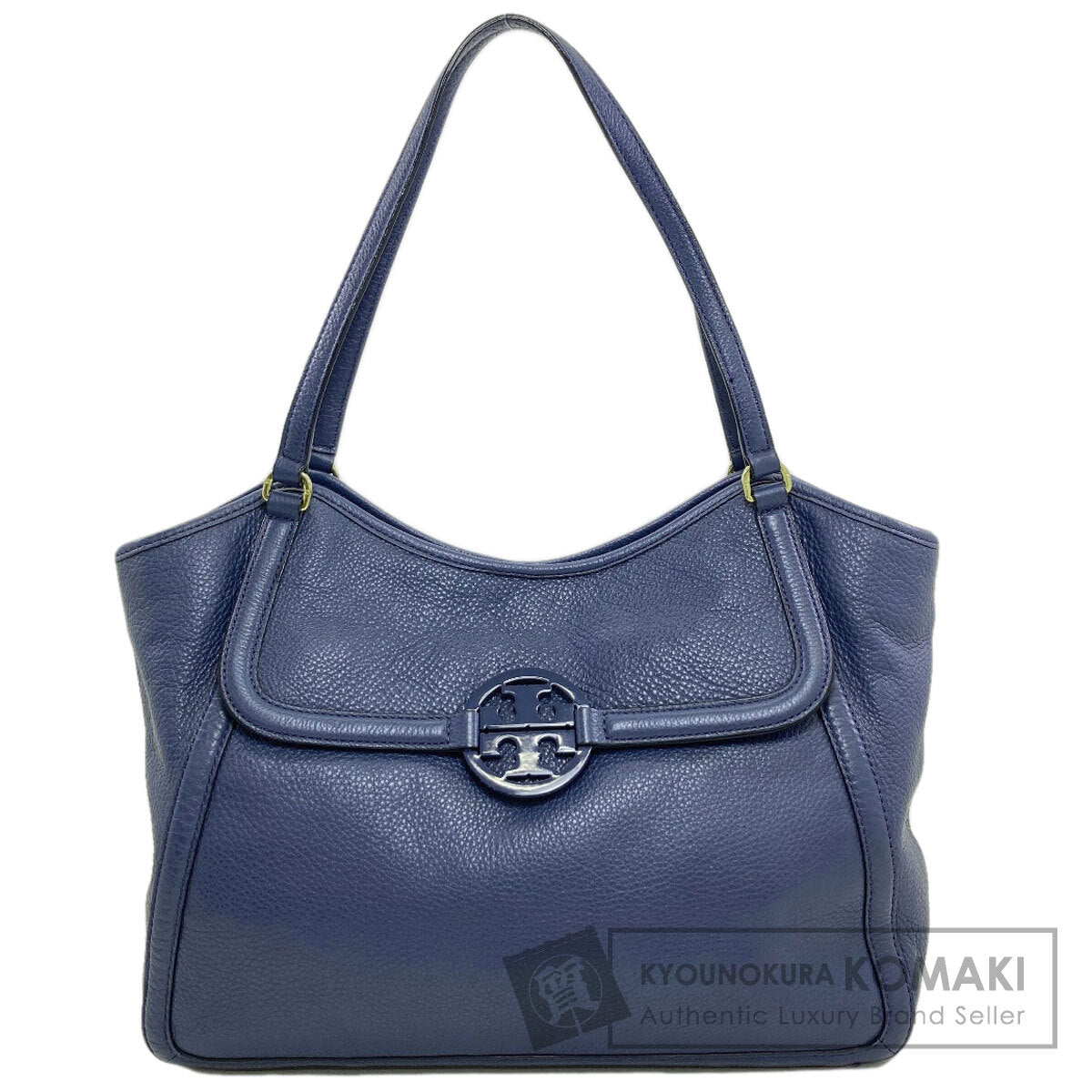 Tory Burch logo Tote Bag Leather Ladies [Used]