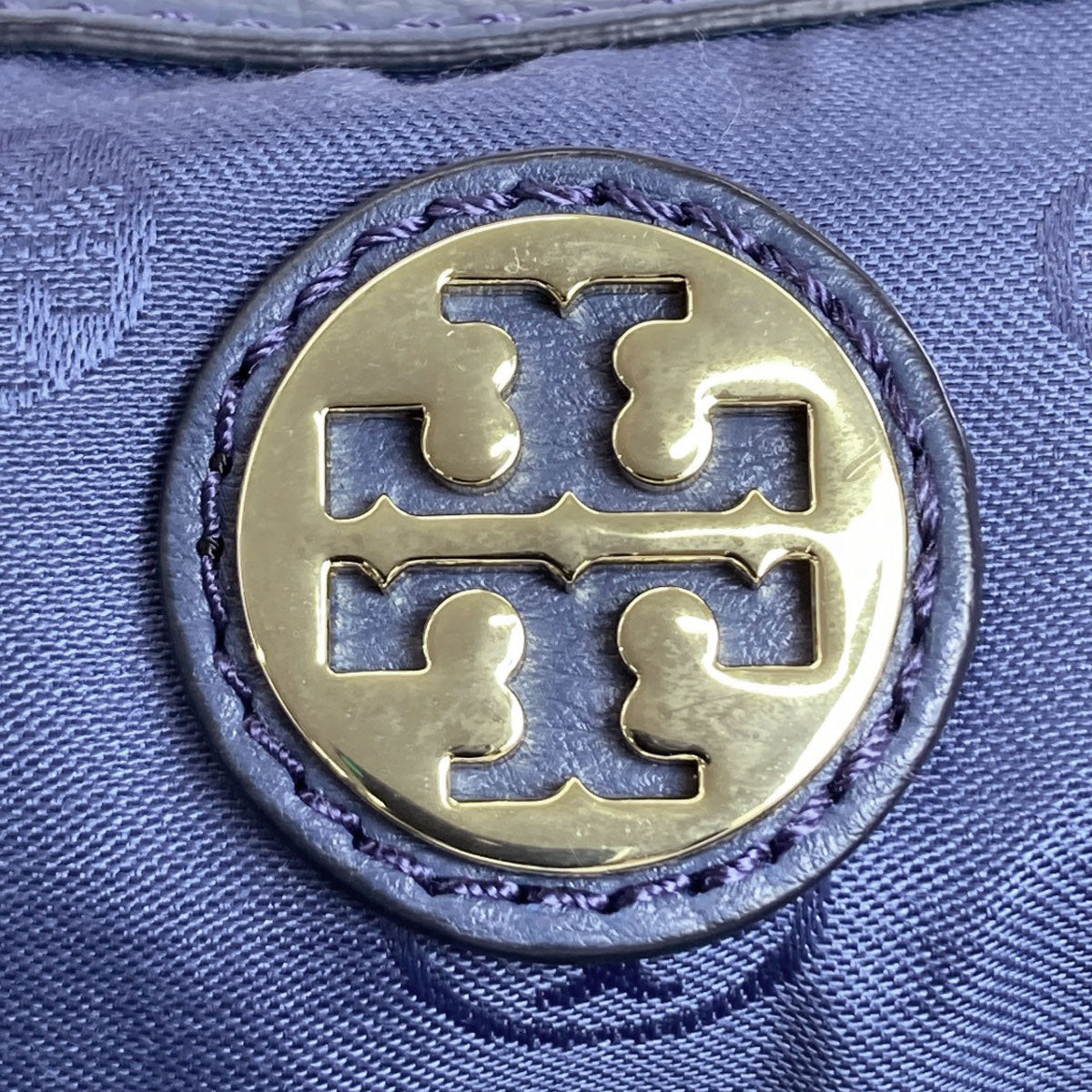 Tory Burch logo Tote Bag Leather Ladies [Used]