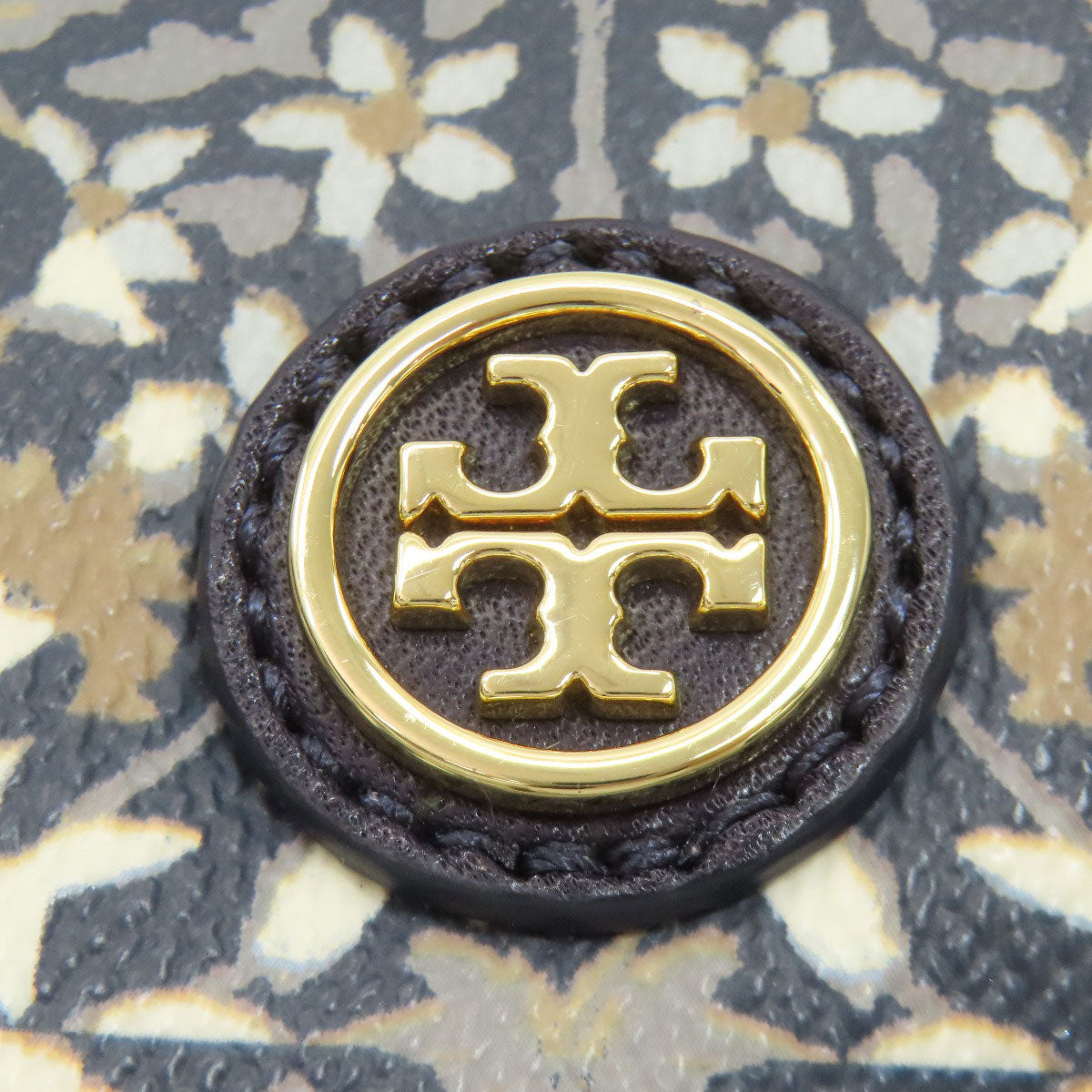 Tory Burch Flower motif 2WAY Tote Bag PVC Ladies [Used]