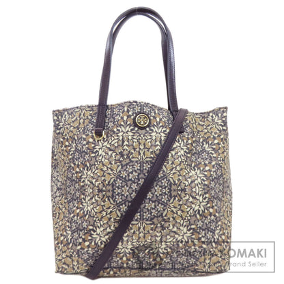 Tory Burch Flower motif 2WAY Tote Bag PVC Ladies [Used]