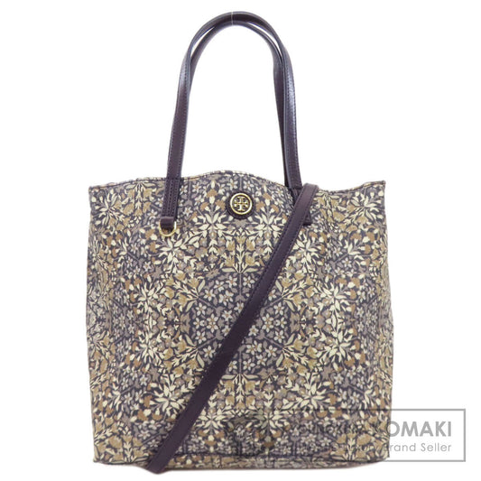 Tory Burch Flower motif 2WAY Tote Bag PVC Ladies [Used]