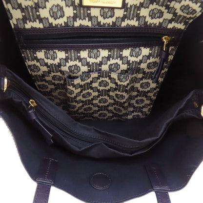 Tory Burch Flower motif 2WAY Tote Bag PVC Ladies [Used]