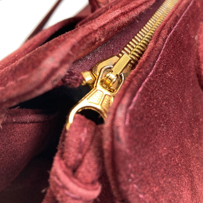 CHANEL COCO Mark GoldHardware Tote Bag Suede Ladies [Used]