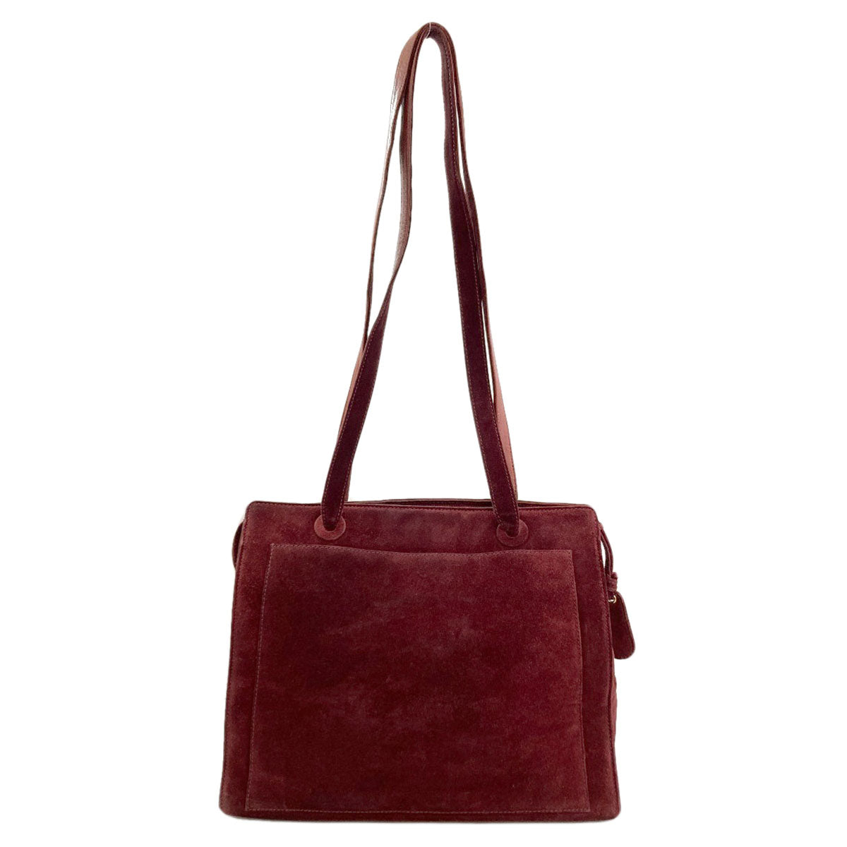 CHANEL COCO Mark GoldHardware Tote Bag Suede Ladies [Used]