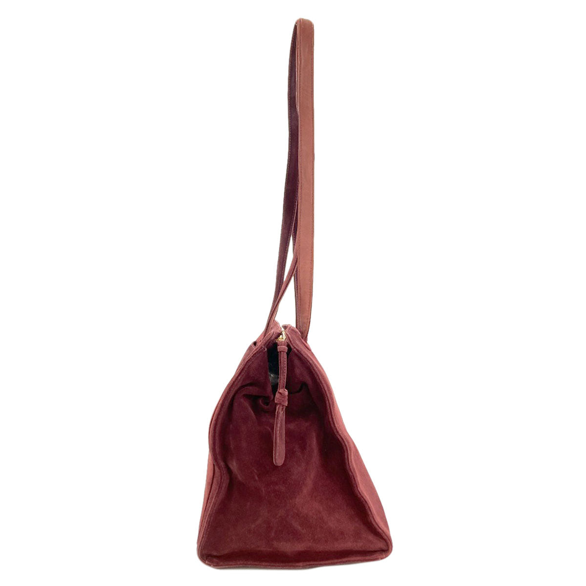 CHANEL COCO Mark GoldHardware Tote Bag Suede Ladies [Used]