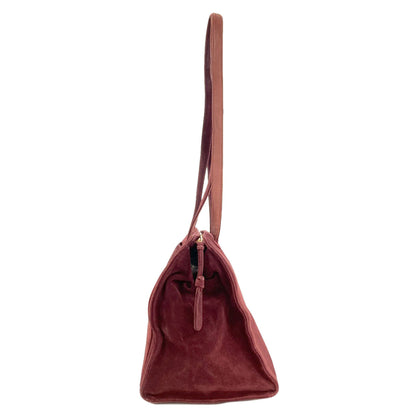 CHANEL COCO Mark GoldHardware Tote Bag Suede Ladies [Used]