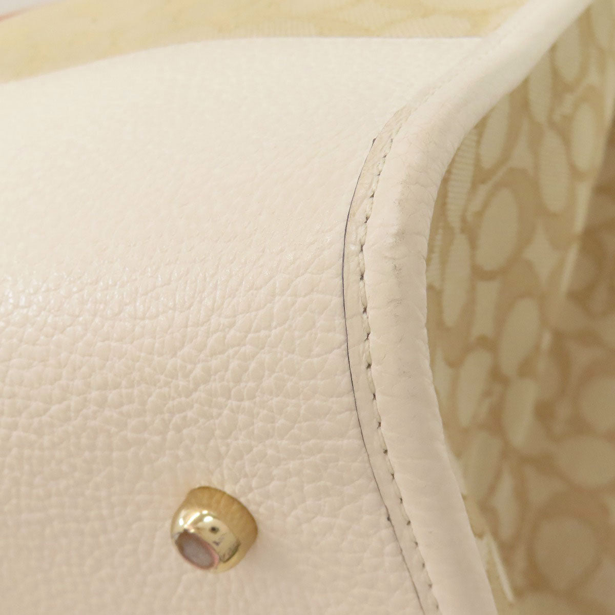 COACH C1548 dempsey signature Tote Bag Canvas Ladies [Used]