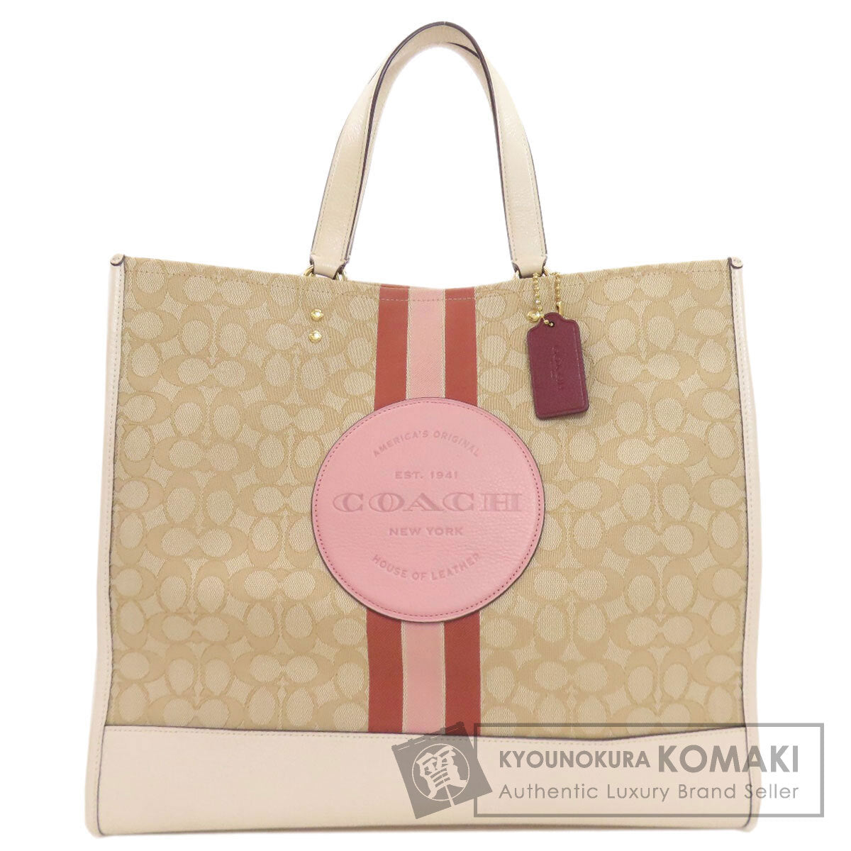COACH C1548 dempsey signature Tote Bag Canvas Ladies [Used]