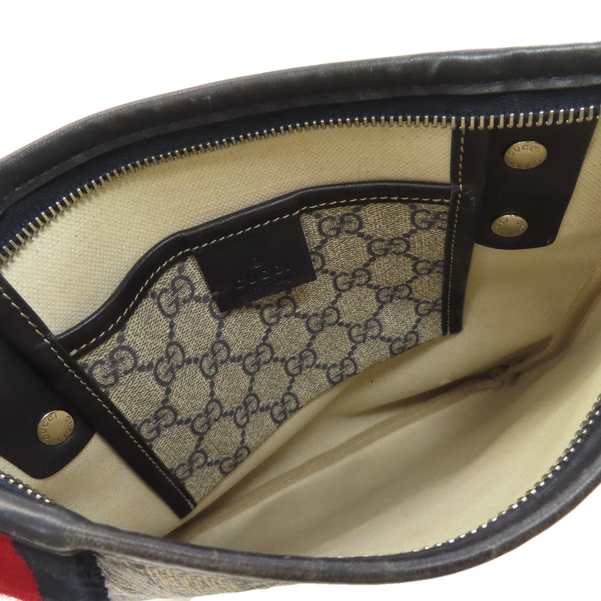 GUCCI 246413 GG Supreme Shoulder Bag PVC Ladies [Used]