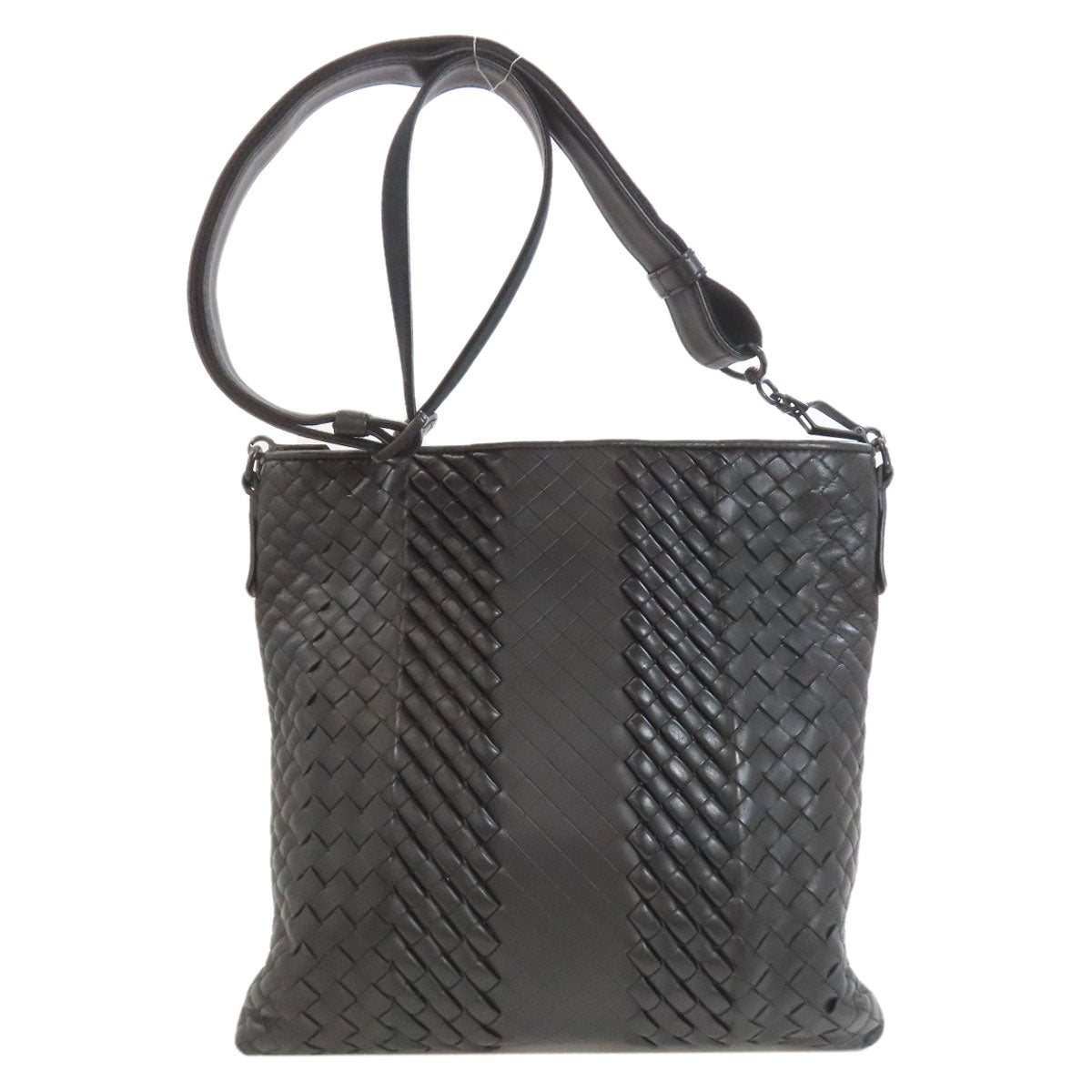 ボッテガヴェネタ イントレチャート ショルダーバッグ カーフ レディース 【中古】【BOTTEGA VENETA】