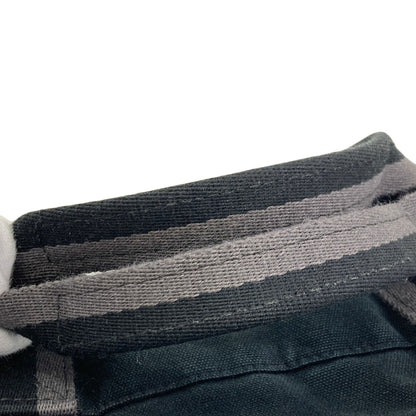 HERMES Sack Fool Toe MM SilverHardware Handbag Canvas Ladies [Used]