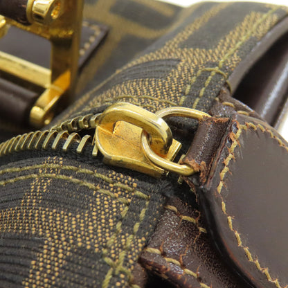 フェンディ ミニボストン ズッカ柄 ハンドバッグ キャンバス レディース 【中古】【FENDI】