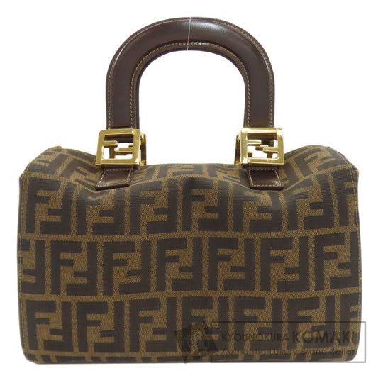 フェンディ ミニボストン ズッカ柄 ハンドバッグ キャンバス レディース 【中古】【FENDI】