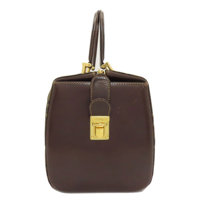 フェンディ ミニボストン ズッカ柄 ハンドバッグ キャンバス レディース 【中古】【FENDI】