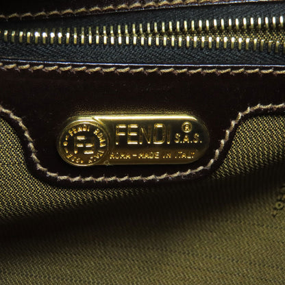 フェンディ ミニボストン ズッカ柄 ハンドバッグ キャンバス レディース 【中古】【FENDI】