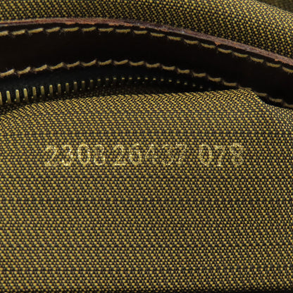フェンディ ミニボストン ズッカ柄 ハンドバッグ キャンバス レディース 【中古】【FENDI】