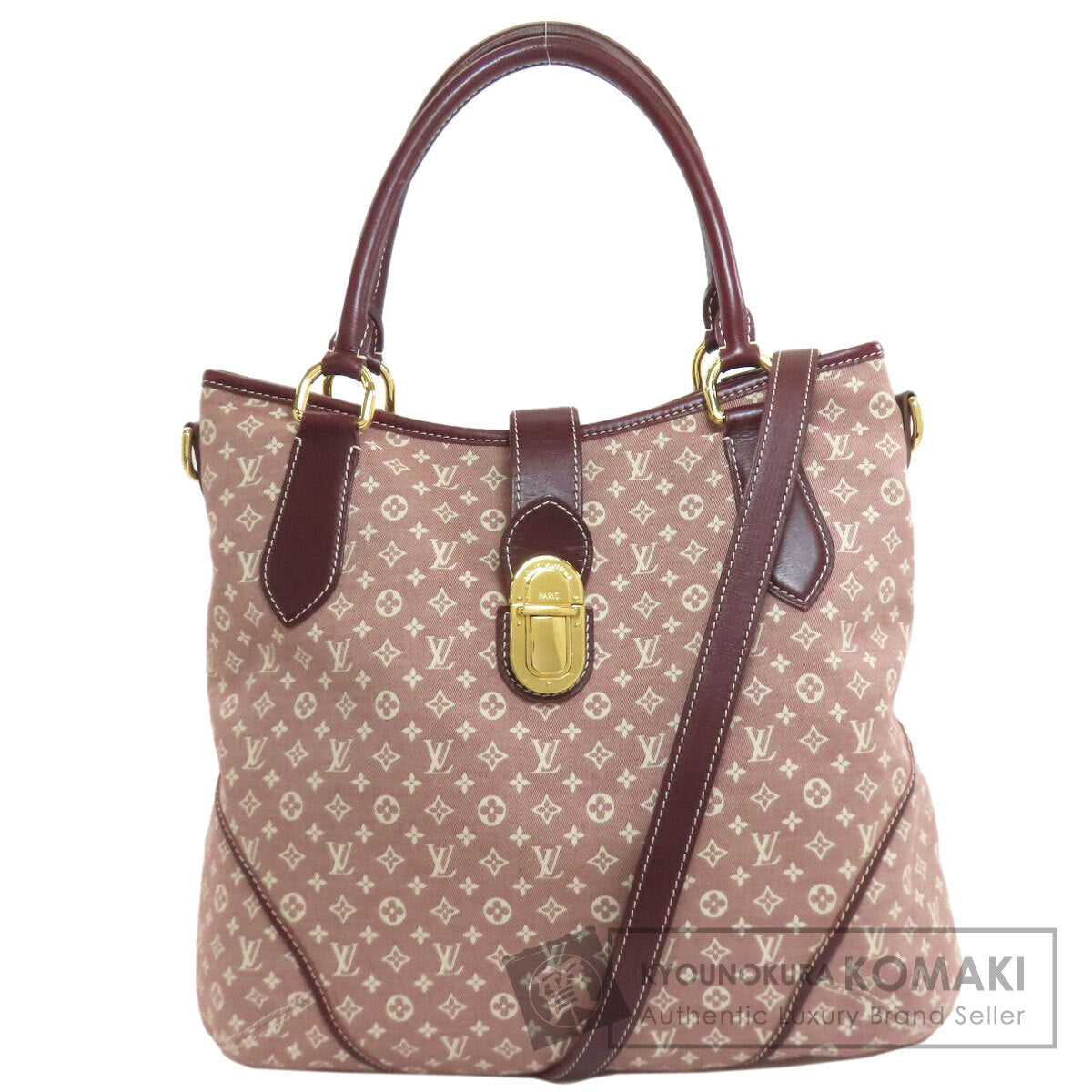 ルイヴィトン M56698 エレジー トートバッグ モノグラムイディール レディース 【中古】【LOUIS VUITTON】