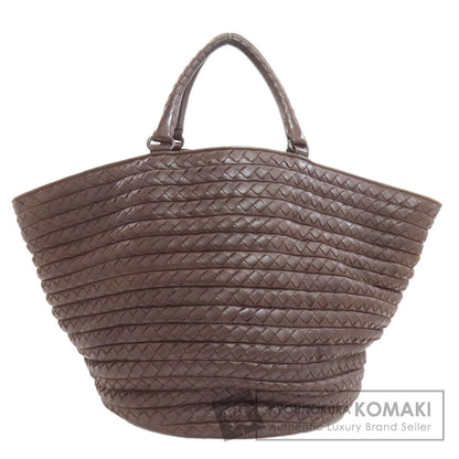 ボッテガヴェネタ イントレチャート ハンドバッグ カーフ レディース 【中古】【BOTTEGA VENETA】