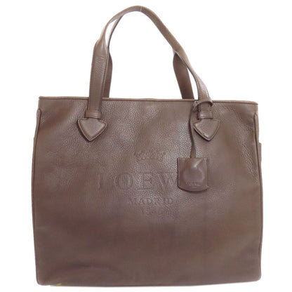 LOEWE logo Tote Bag Leather Ladies [Used]