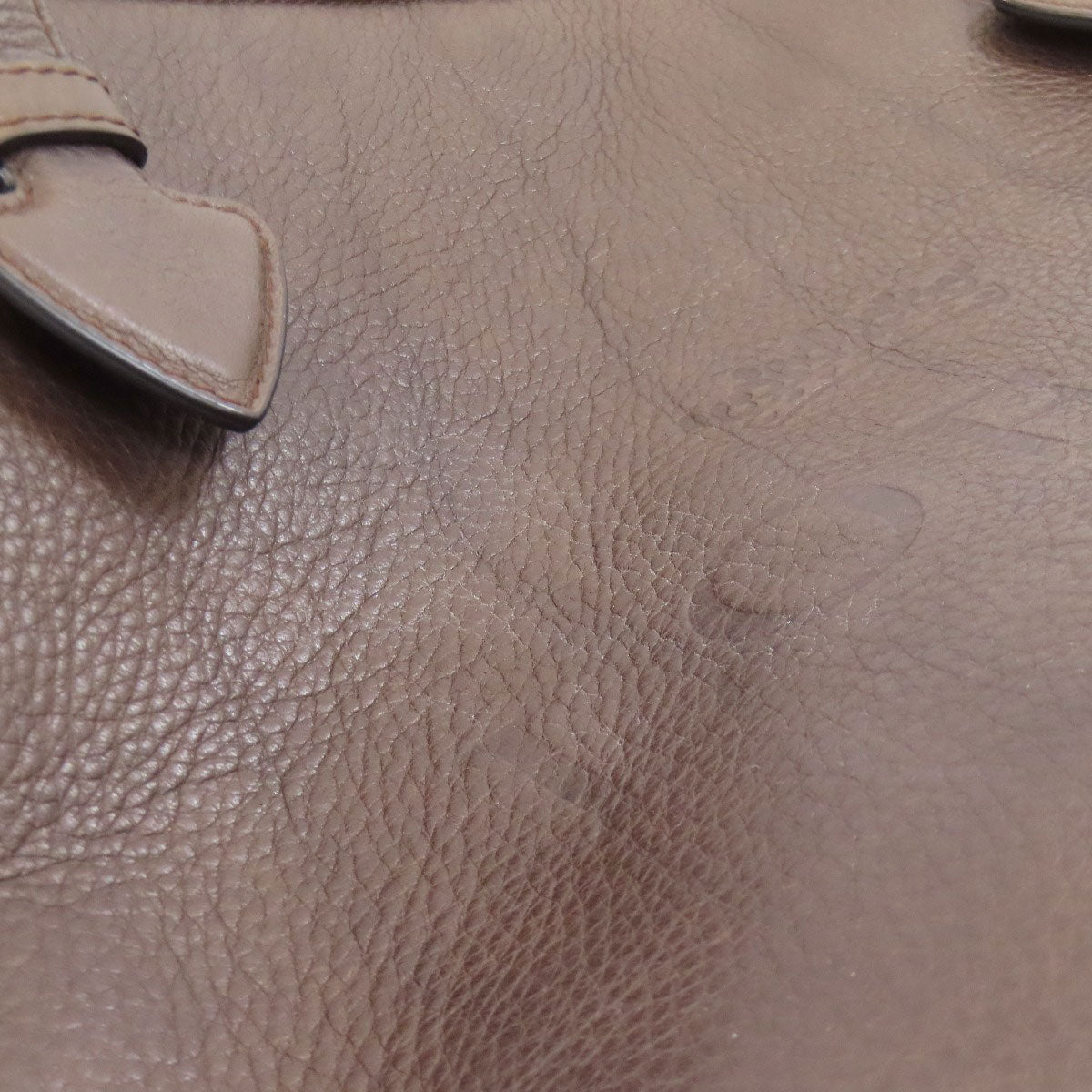 LOEWE logo Tote Bag Leather Ladies [Used]