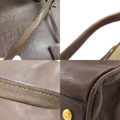 LOEWE logo Tote Bag Leather Ladies [Used]