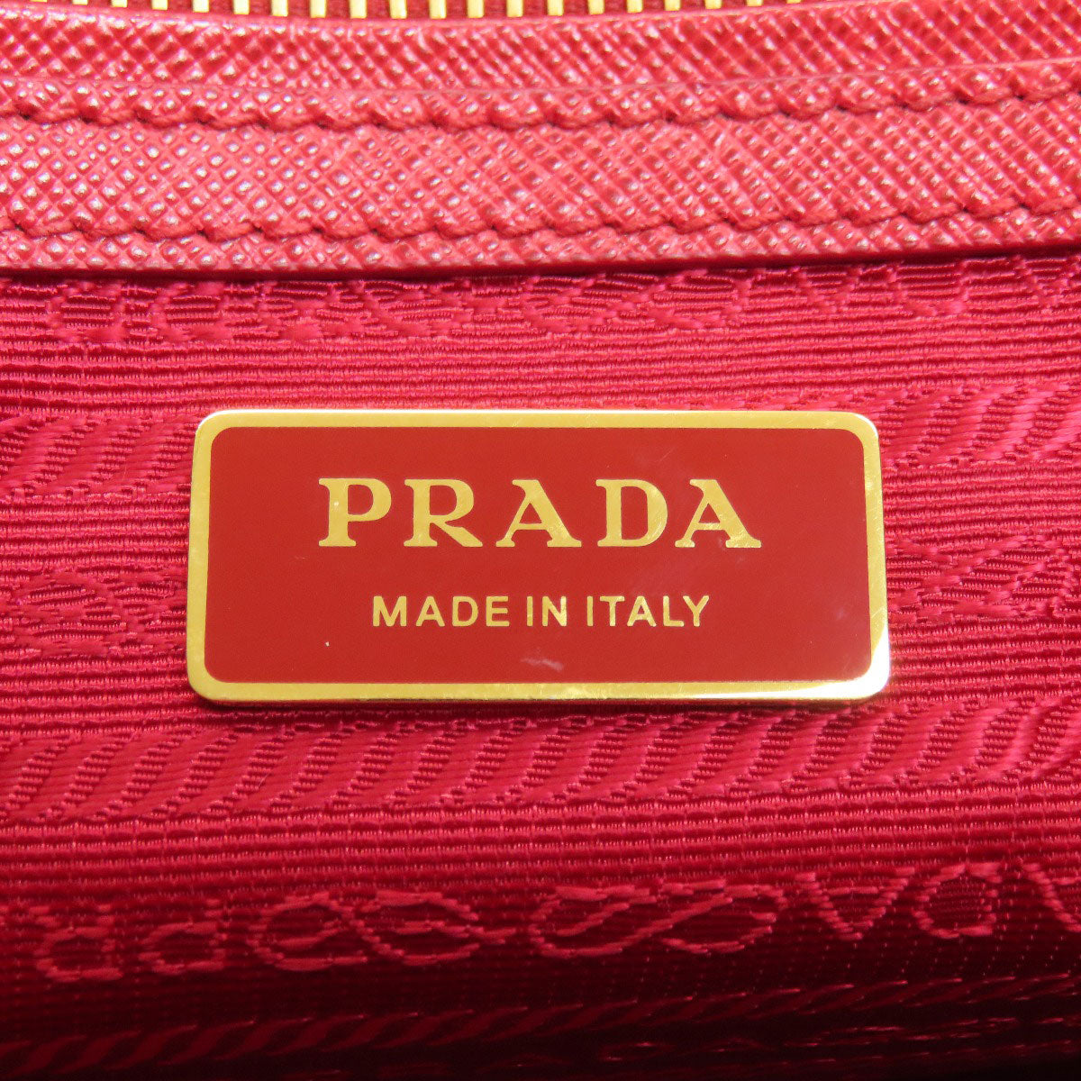 プラダ 1BA256 2WAY ハンドバッグ サフィアーノ レディース 【中古】【PRADA】