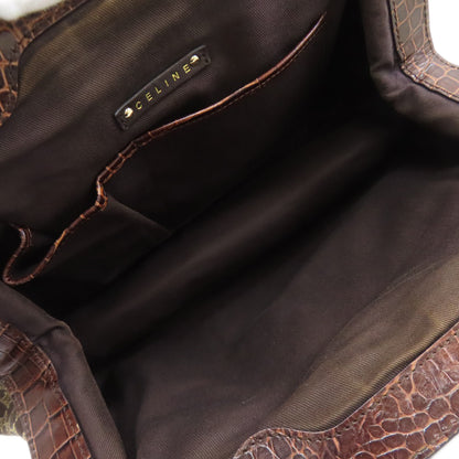 セリーヌ マカダム柄 フリンジ ハンドバッグ キャンバス レディース 【中古】【CELINE】