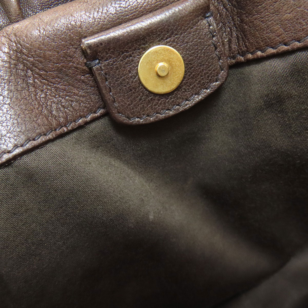MIUMIU logo Tote Bag Calf Ladies [Used]