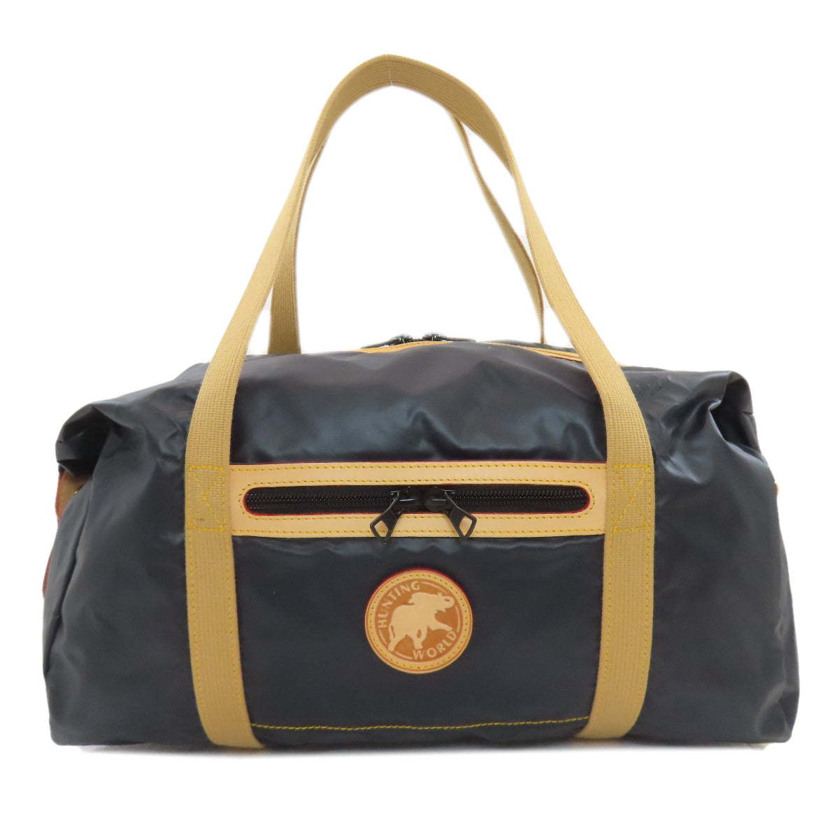 HUNTING WORLD logo Handbag Nylon Ladies [Used]