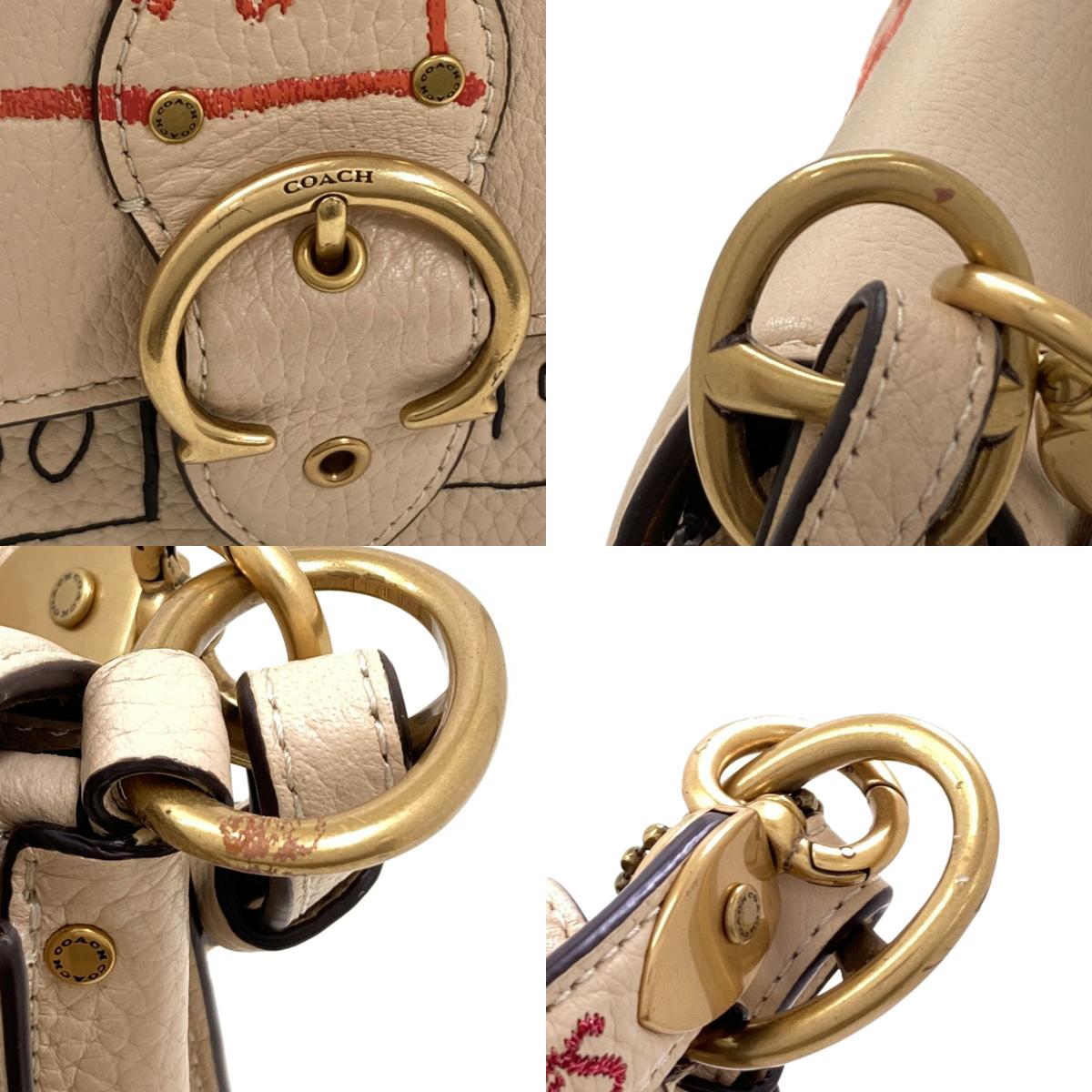 COACH 6892 Basquiat collaboration 2WAY Shoulder Bag Leather Ladies [Used]