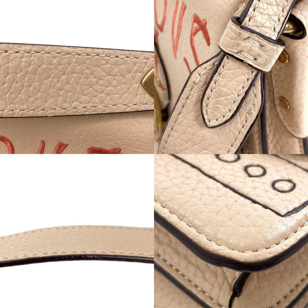COACH 6892 Basquiat collaboration 2WAY Shoulder Bag Leather Ladies [Used]