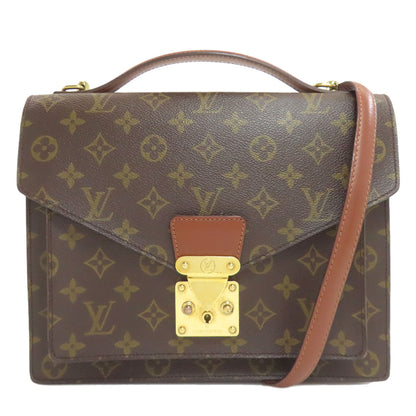 ルイヴィトン M51185 モンソー28 ハンドバッグ モノグラムキャンバス レディース 【中古】【LOUIS VUITTON】