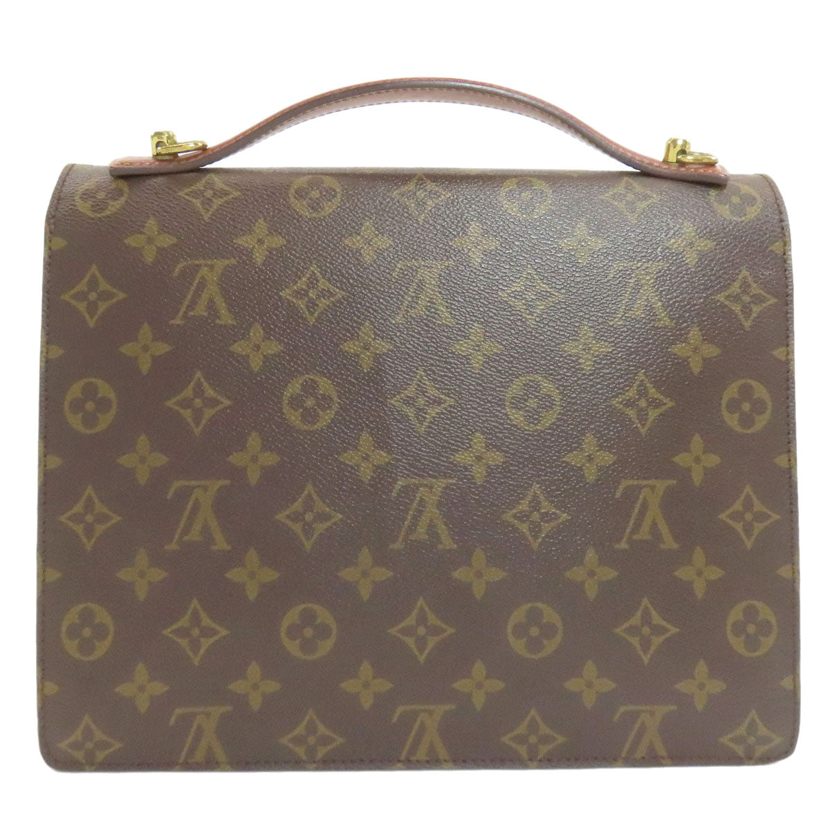 ルイヴィトン M51185 モンソー28 ハンドバッグ モノグラムキャンバス レディース 【中古】【LOUIS VUITTON】
