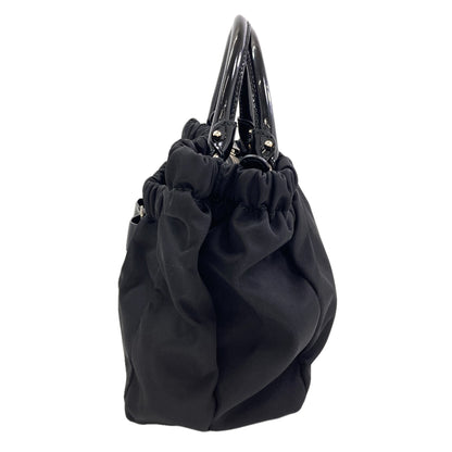 Salvatore Ferragamo Vala Ribbon 2WAY Handbag Nylon Ladies [Used]