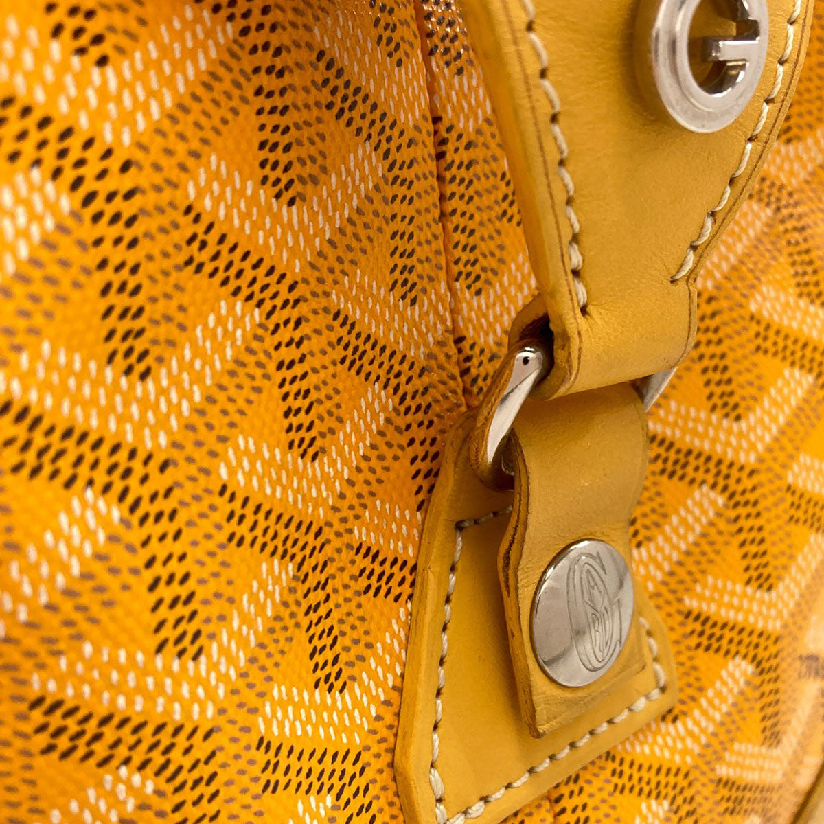 GOYARD Boeing 30 herringbone pattern Boston bag PVC Ladies [Used]