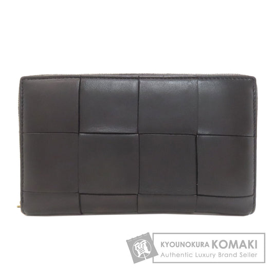 BOTTEGA VENETA Maxi Intrecciato Long wallet (with coin pocket) Calf Ladies [Used]