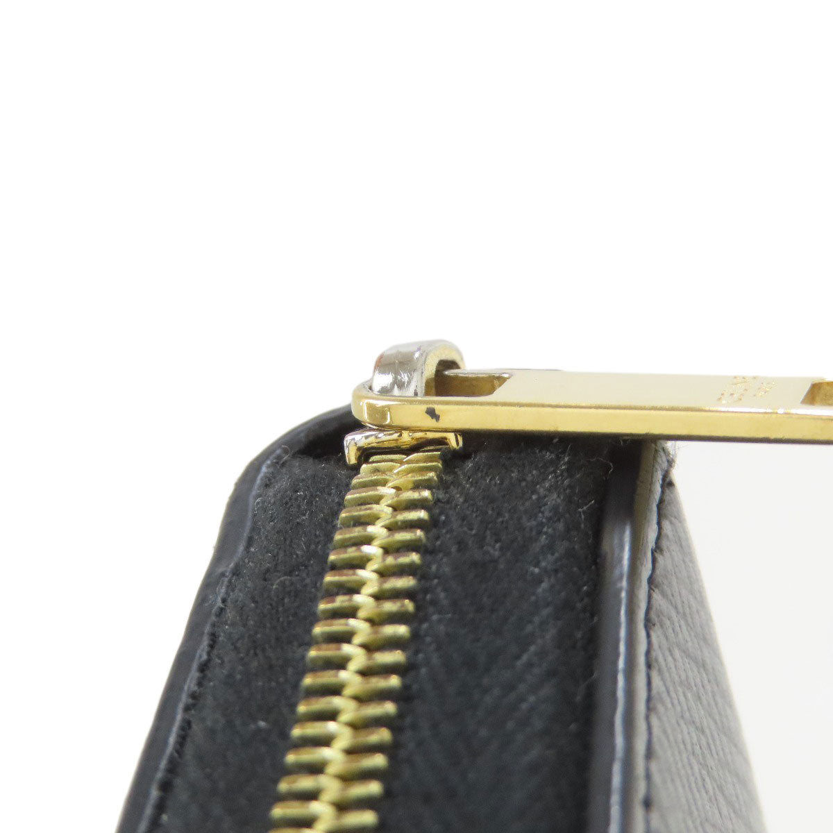 CELINE Zip Around Long wallet (with coin pocket) Leather Ladies [Used]