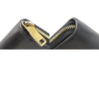 CELINE Zip Around Long wallet (with coin pocket) Leather Ladies [Used]
