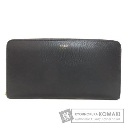 CELINE Zip Around Long wallet (with coin pocket) Leather Ladies [Used]