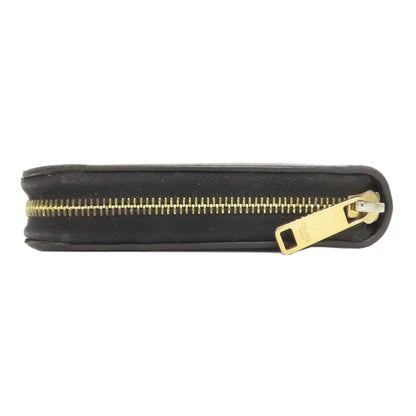 CELINE Zip Around Long wallet (with coin pocket) Leather Ladies [Used]