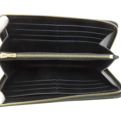 CELINE Zip Around Long wallet (with coin pocket) Leather Ladies [Used]