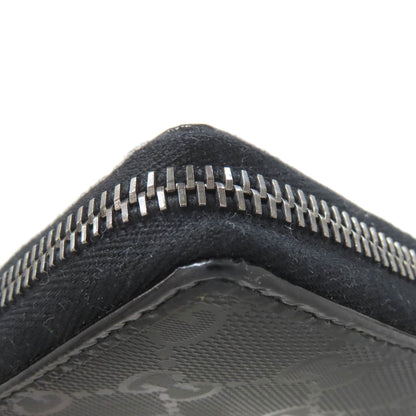 GUCCI 212110 Imprime Zip Around Long wallet (with coin pocket) PVC Ladies [Used]