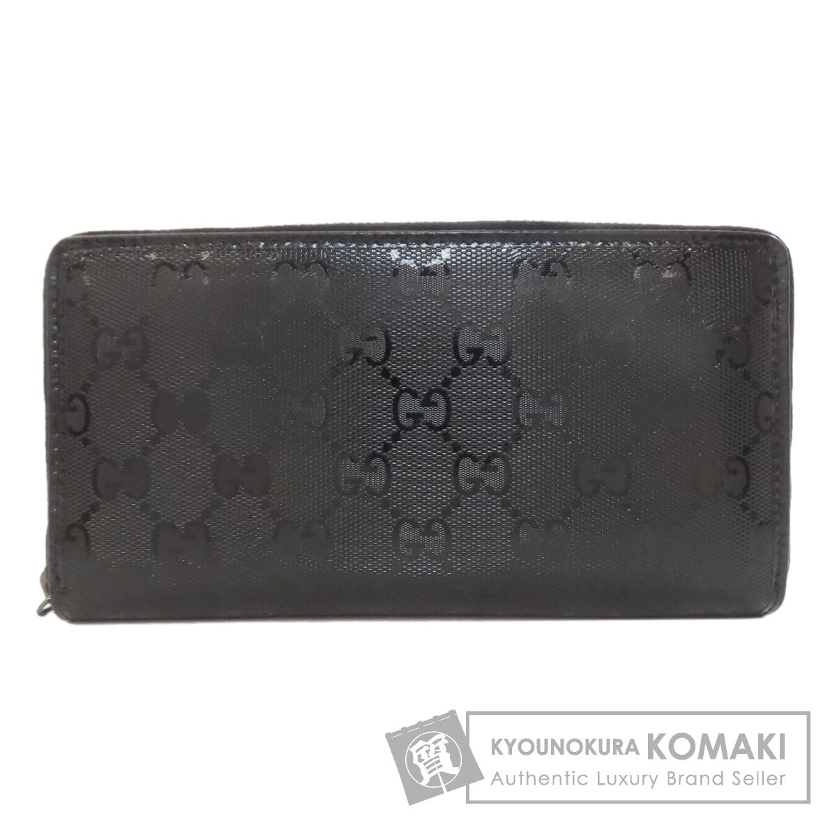 GUCCI 212110 Imprime Zip Around Long wallet (with coin pocket) PVC Ladies [Used]