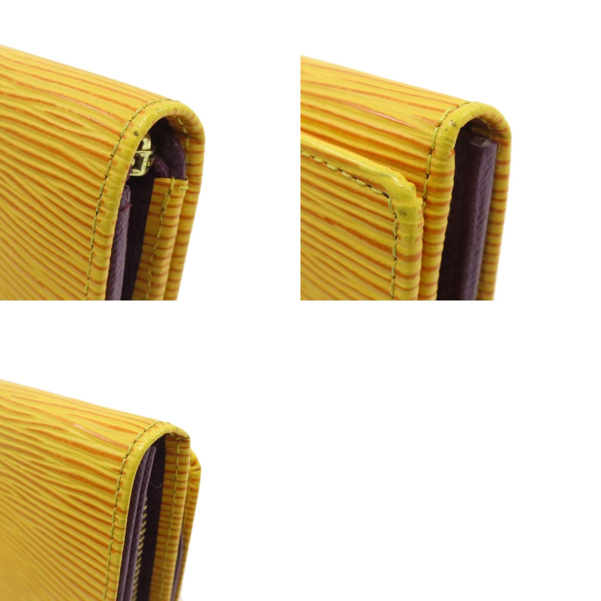 LOUIS VUITTON M63509 Portomonet bietresol Bifold Wallet with Coin Pocket Epi Leather Ladies [Used]